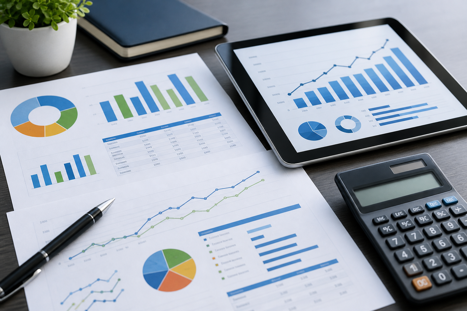 Business KPI metrics and performance reports
