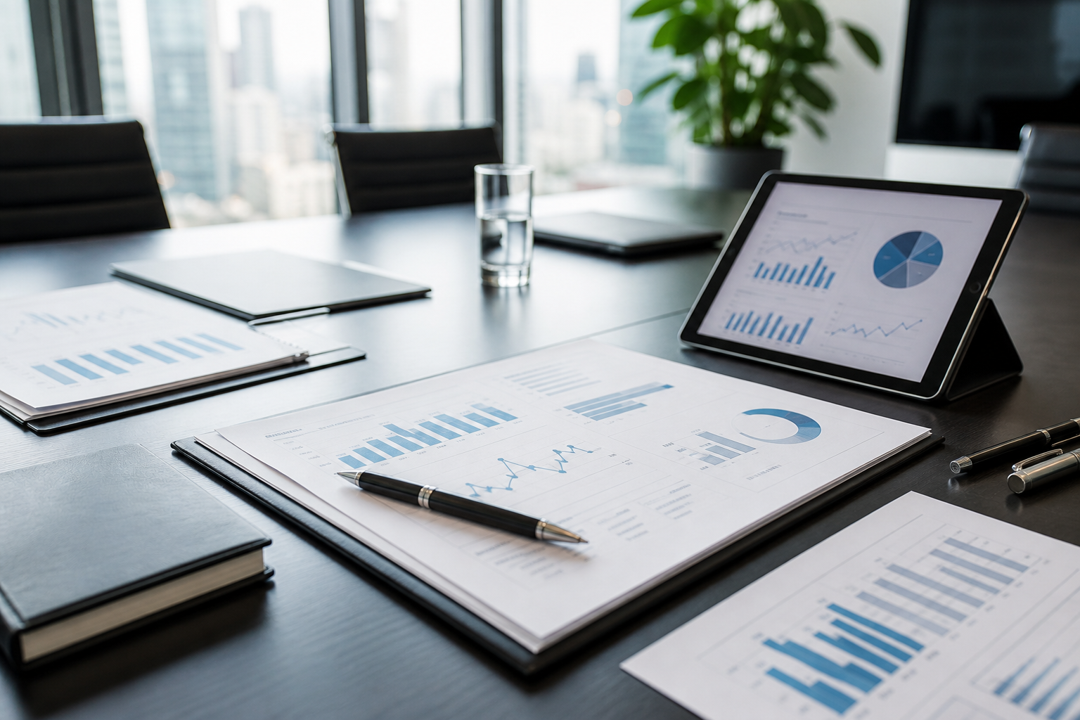 Business operations planning documents and growth reports